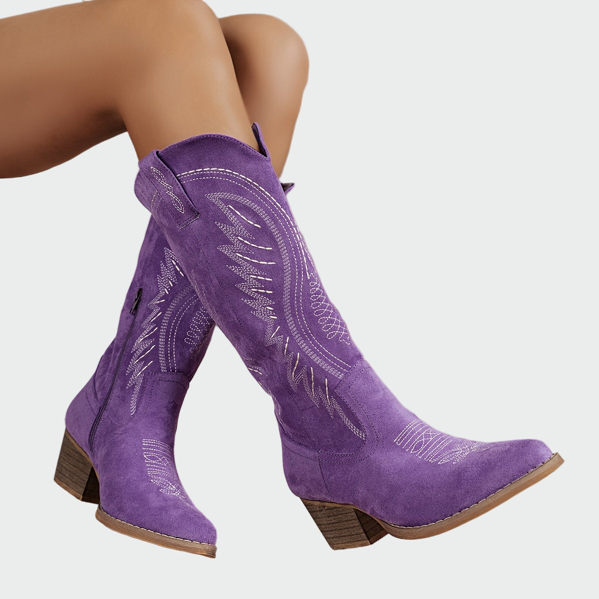 Anna - Botas Vaqueras Bordadas con Estilo