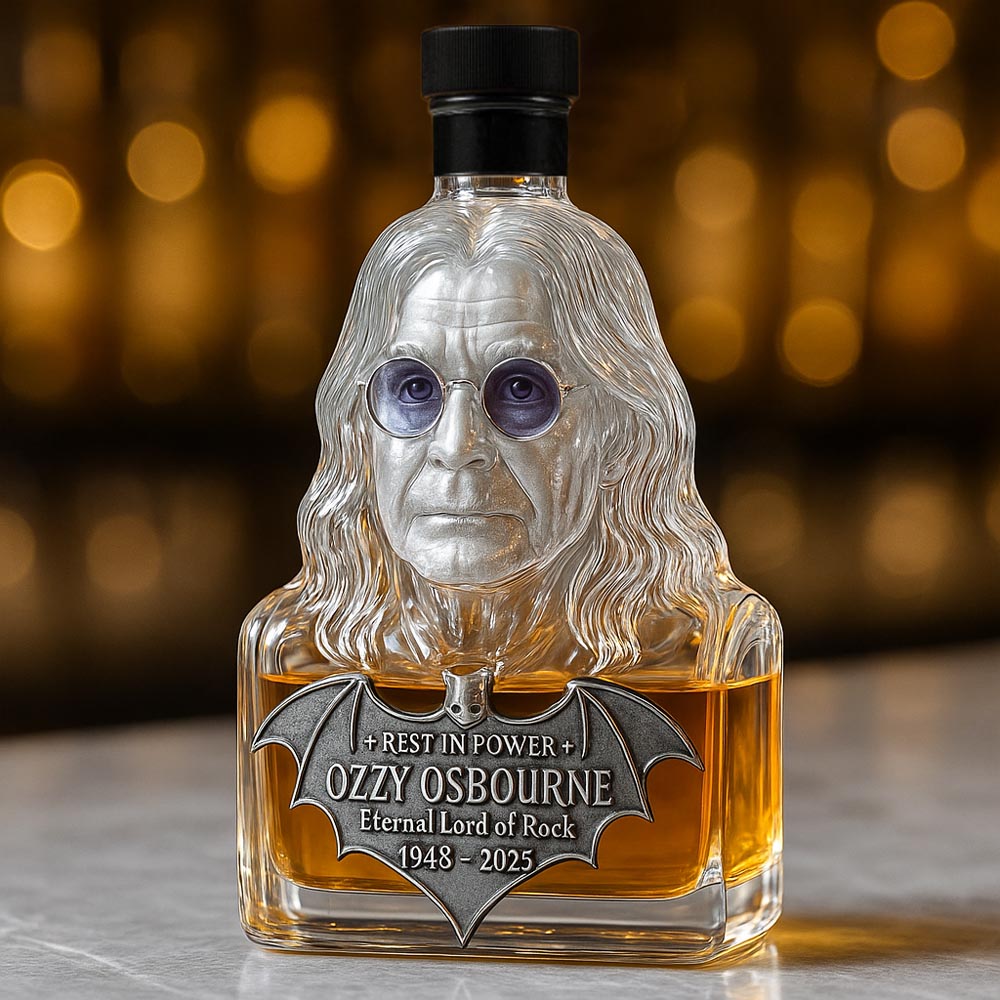 Eternizado en Cristal — Vaso de Whisky en Honor a Ozzy Osbourne