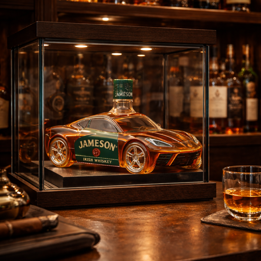 Botella de Whiskey - Edición Corvette