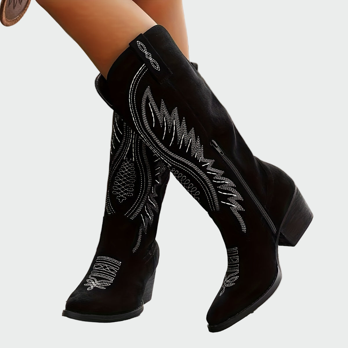 Anna - Botas Vaqueras Bordadas con Estilo
