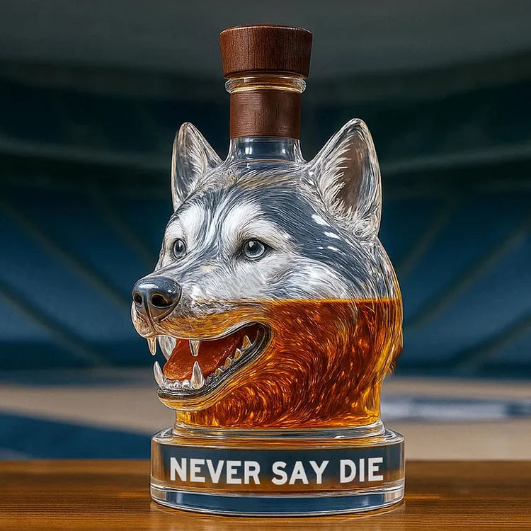 Botella de Whiskey Husky
