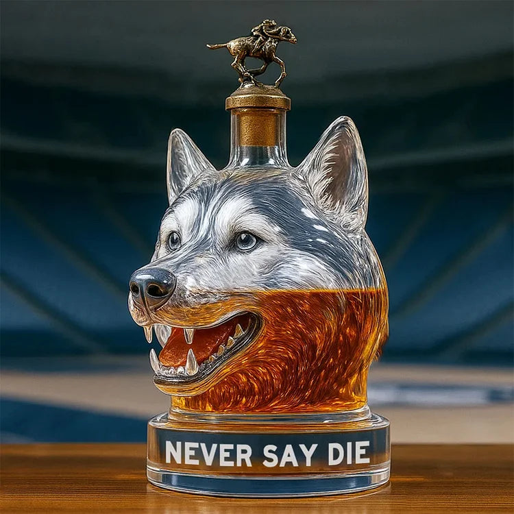Botella de Whiskey Husky