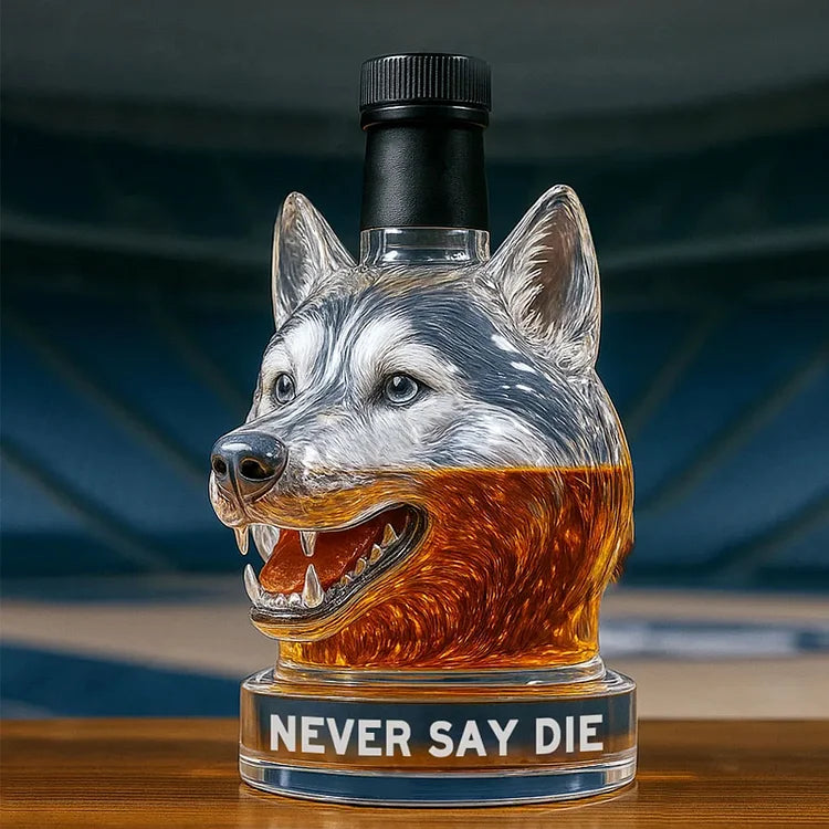 Botella de Whiskey Husky