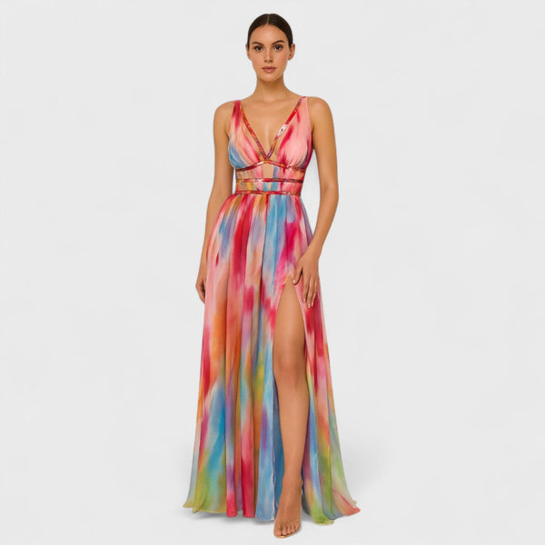 Freya - Vestido Maxi Pintado
