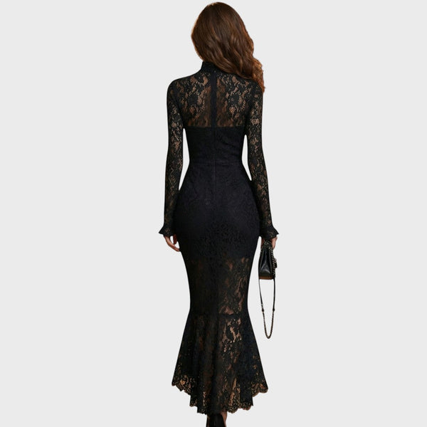 Viktoria | Vestido de Noche con Estructura de Encaje