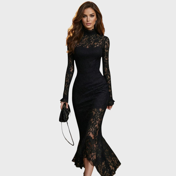 Viktoria | Vestido de Noche con Estructura de Encaje