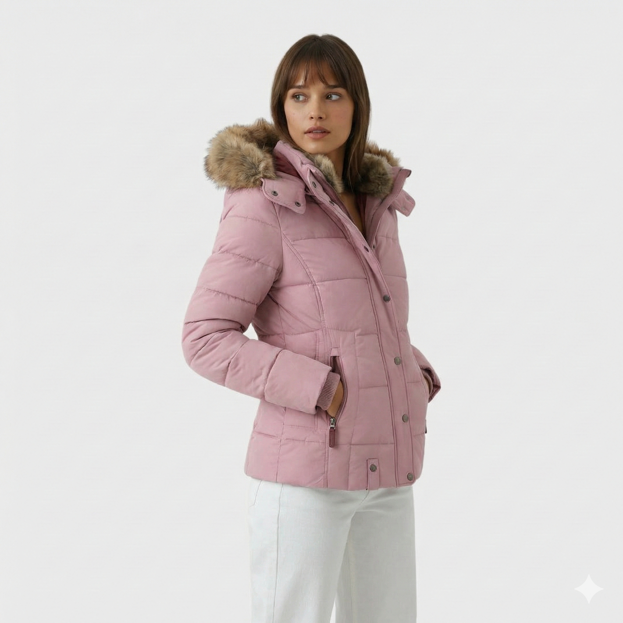 Lucie | Chaqueta de Invierno con Forro de Piel
