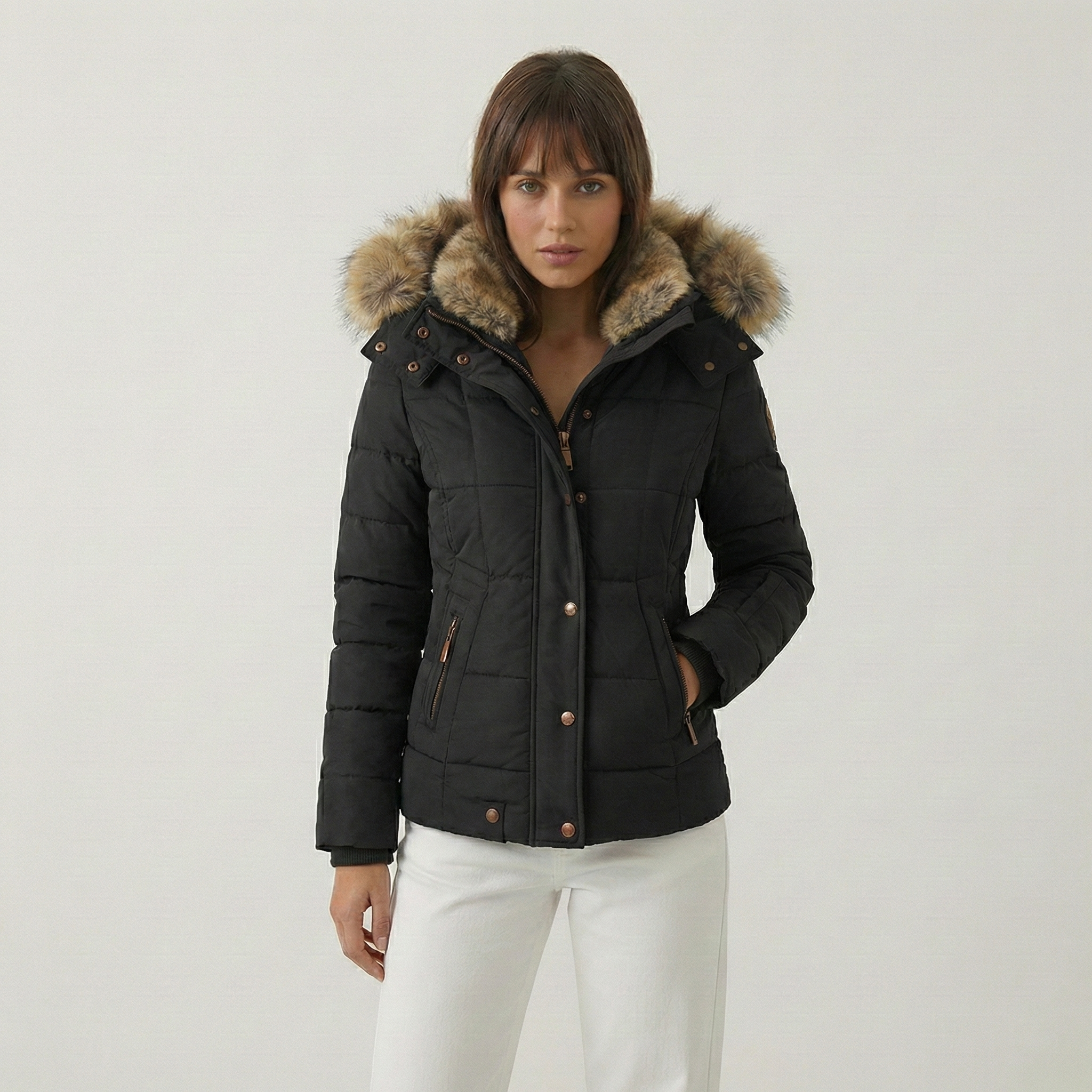 Lucie | Chaqueta de Invierno con Forro de Piel