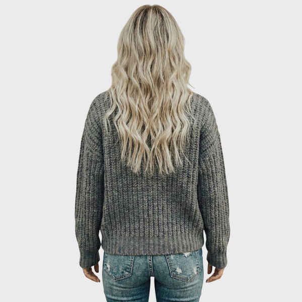 Aroa – Suéter de Punto con Cuello Alto