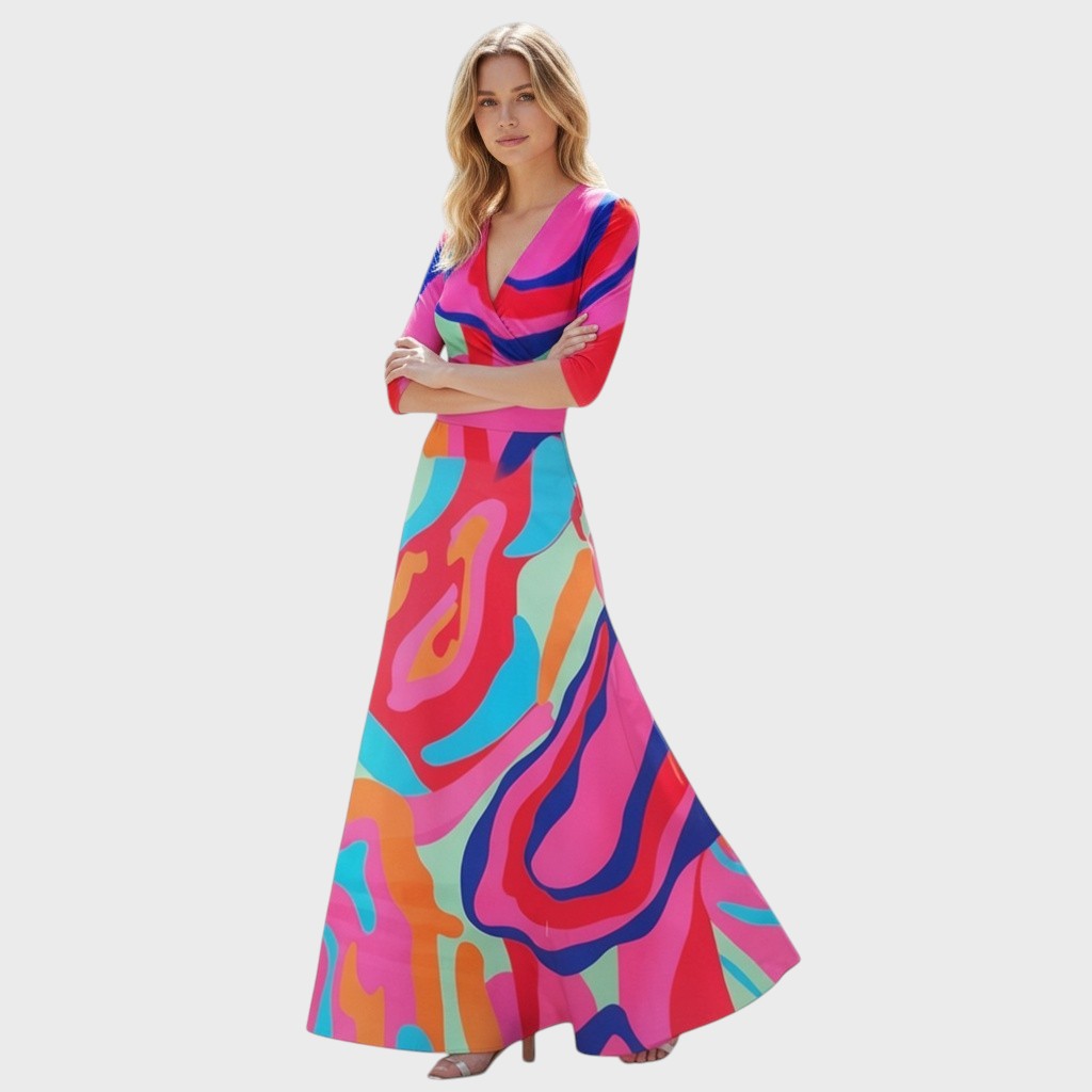 Alma - Vestido Elegante de Mujer con Mangas