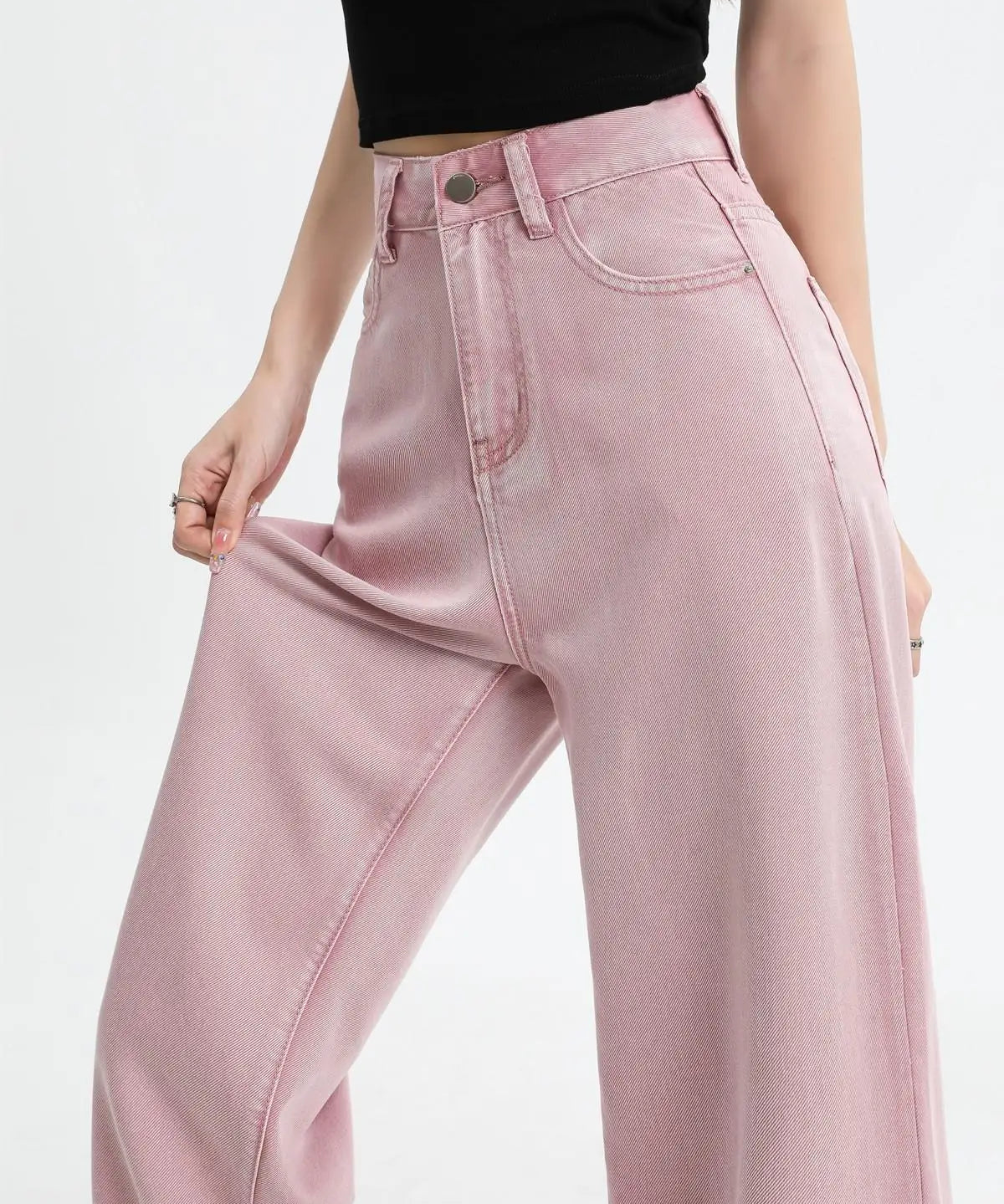 Jeans de Denim Rosa Cecile Auclair