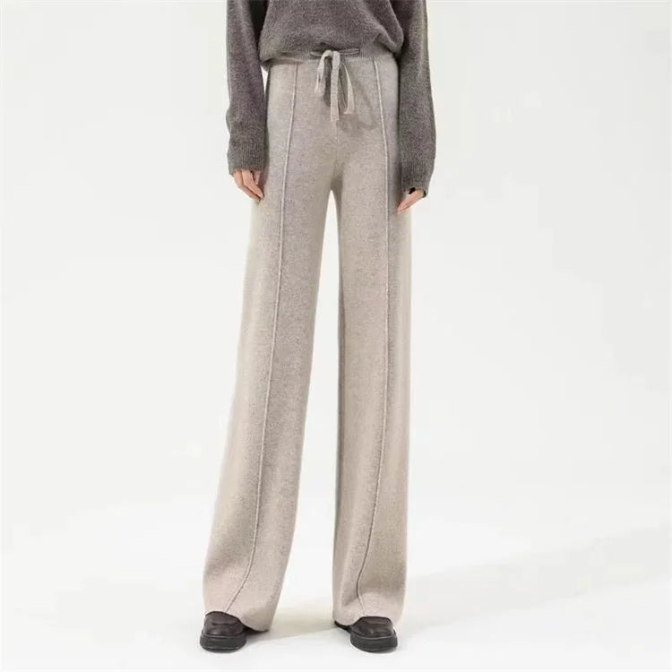 Pantalones de Lana Clásicos para Damas