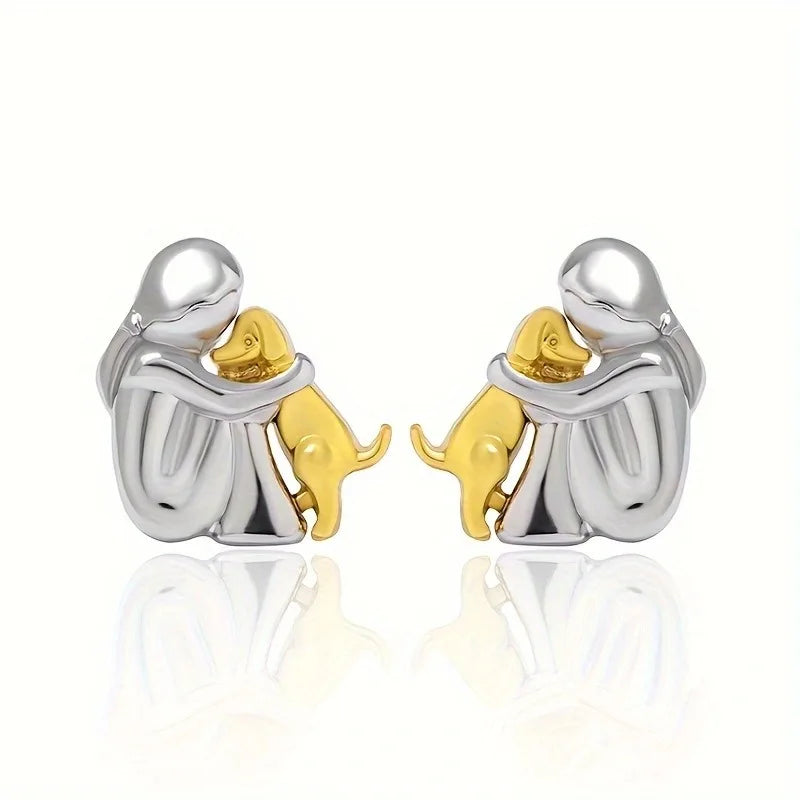 Marie Moda | Dog Embrace Earrings