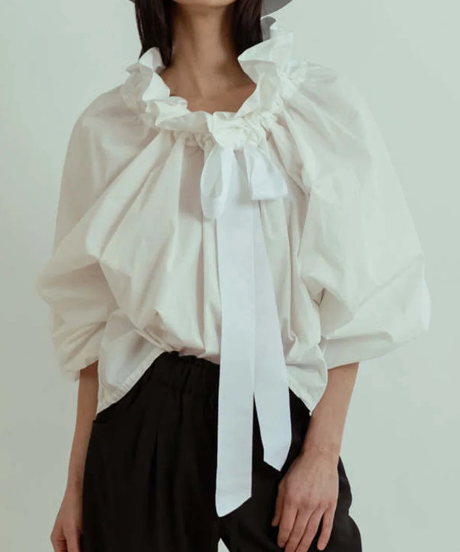 Blusa de Algodón Acampanada Bellarine