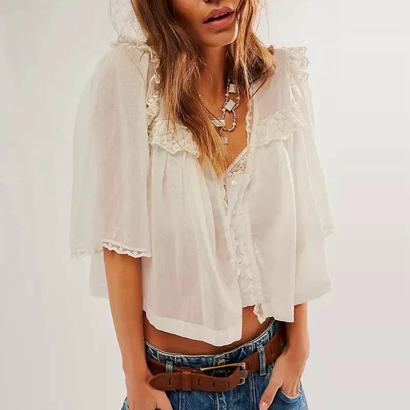 Blusa con Volantes Marais