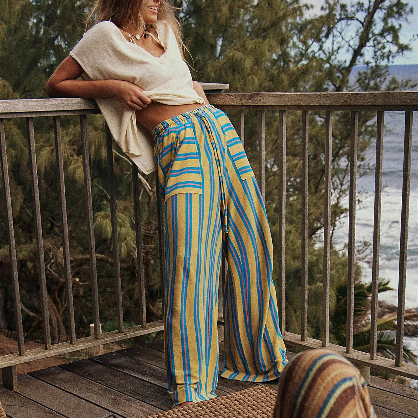 Pantalones de Lounge Rayados Everly