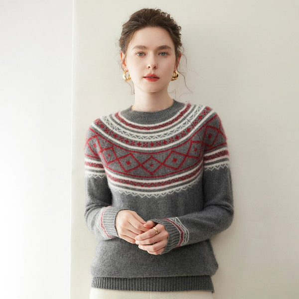 Suéter de Cachemira Jacquard Norvale Alpine