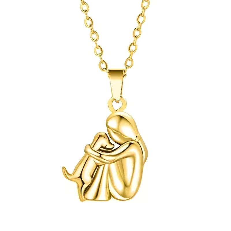 Marie Moda | Dog Embrace Necklace