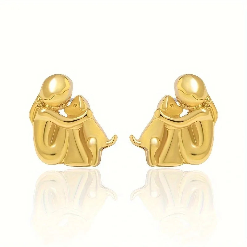 Marie Moda | Dog Embrace Earrings