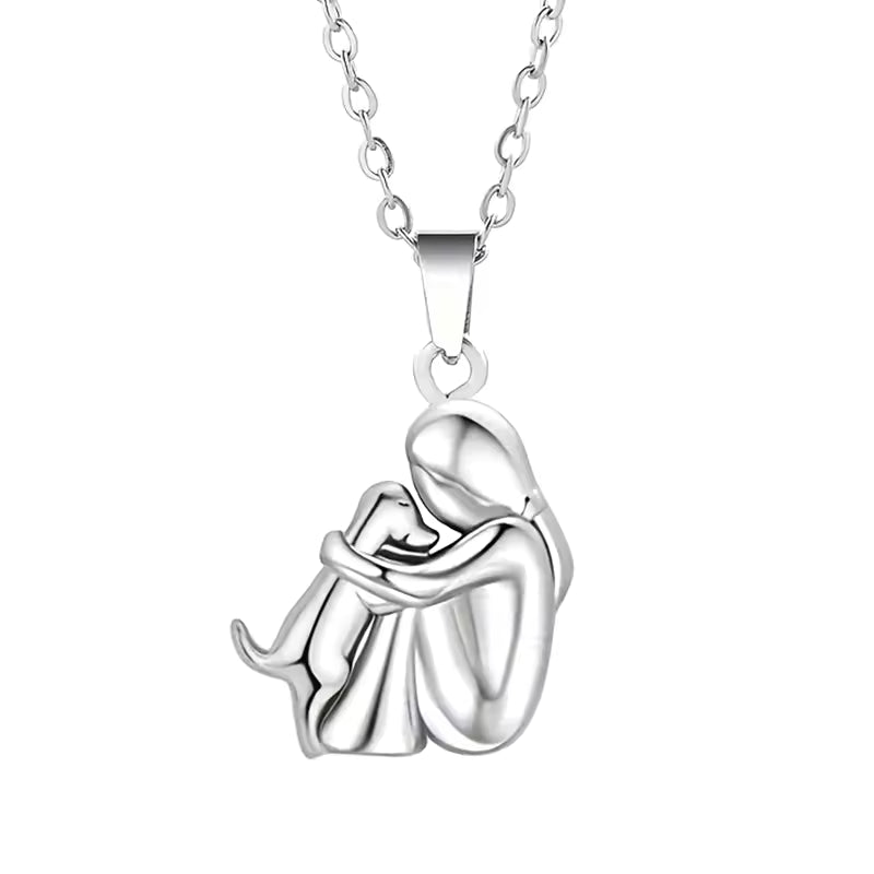 Marie Moda | Dog Embrace Necklace