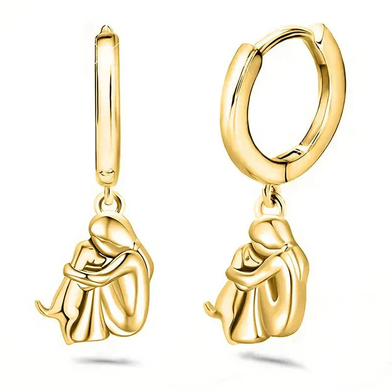 Marie Moda | Dog Embrace Earrings