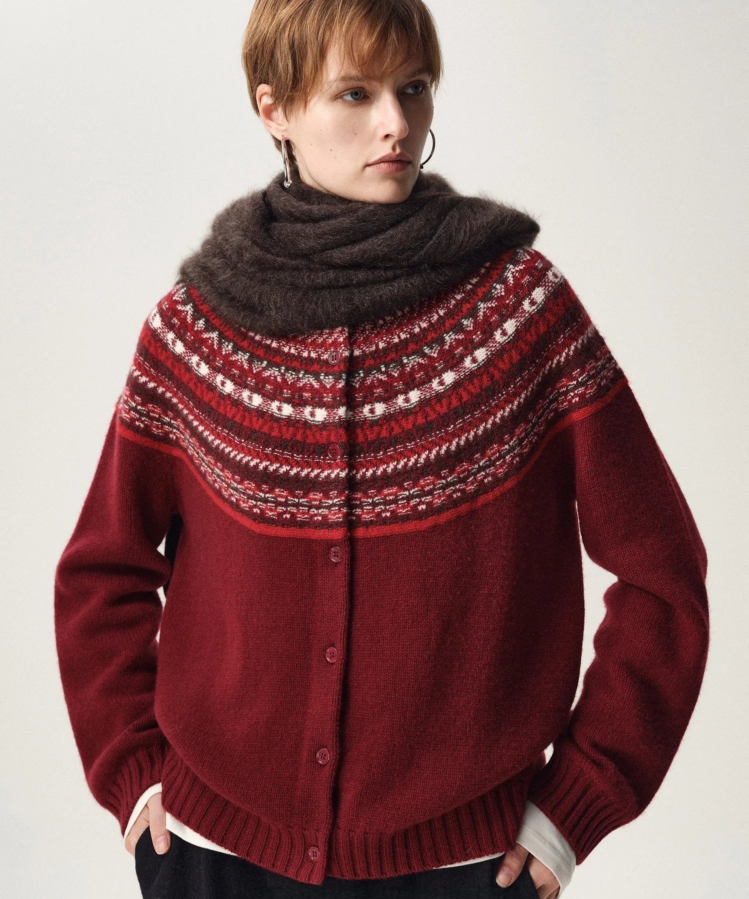 Cardigan Sigrid Fair Isle