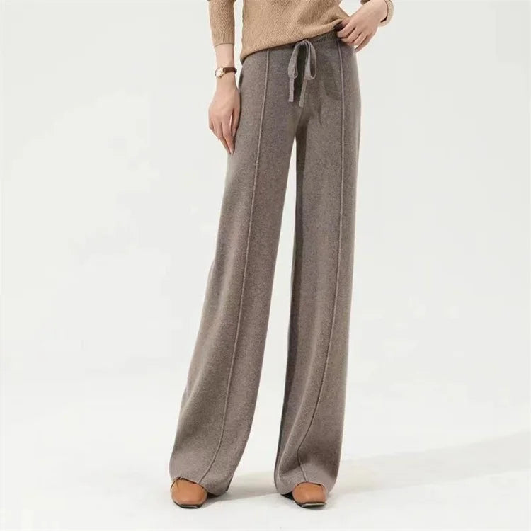 Pantalones de Lana Clásicos para Damas