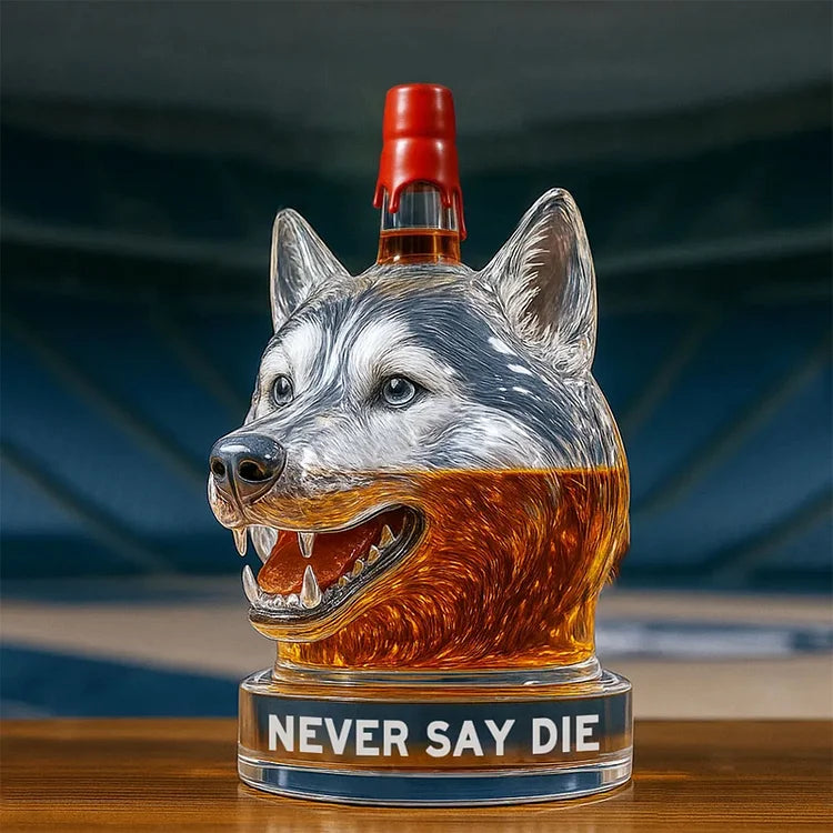 Botella de Whiskey Husky