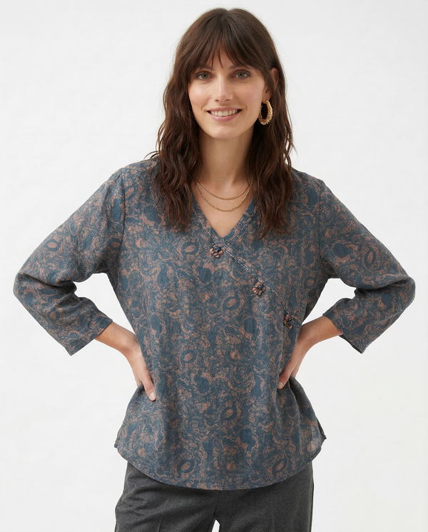 Blusa Kaien Crosswrap