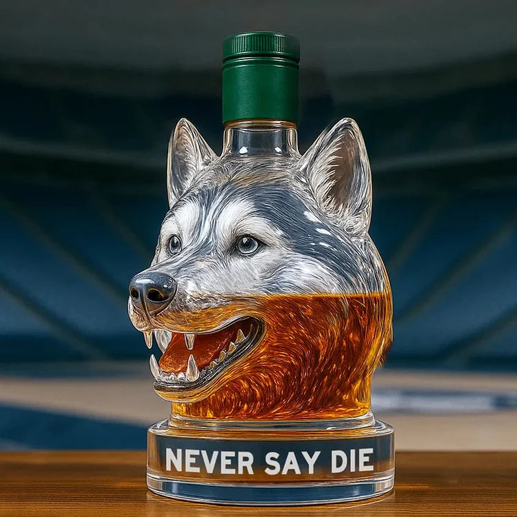 Botella de Whiskey Husky