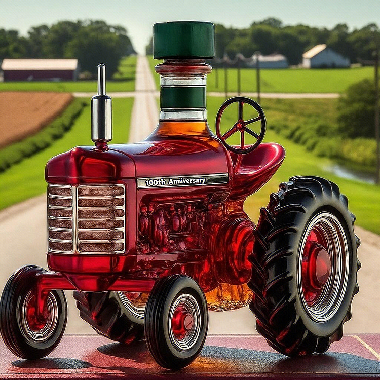 Botella de Whisky Farmall 100 LET