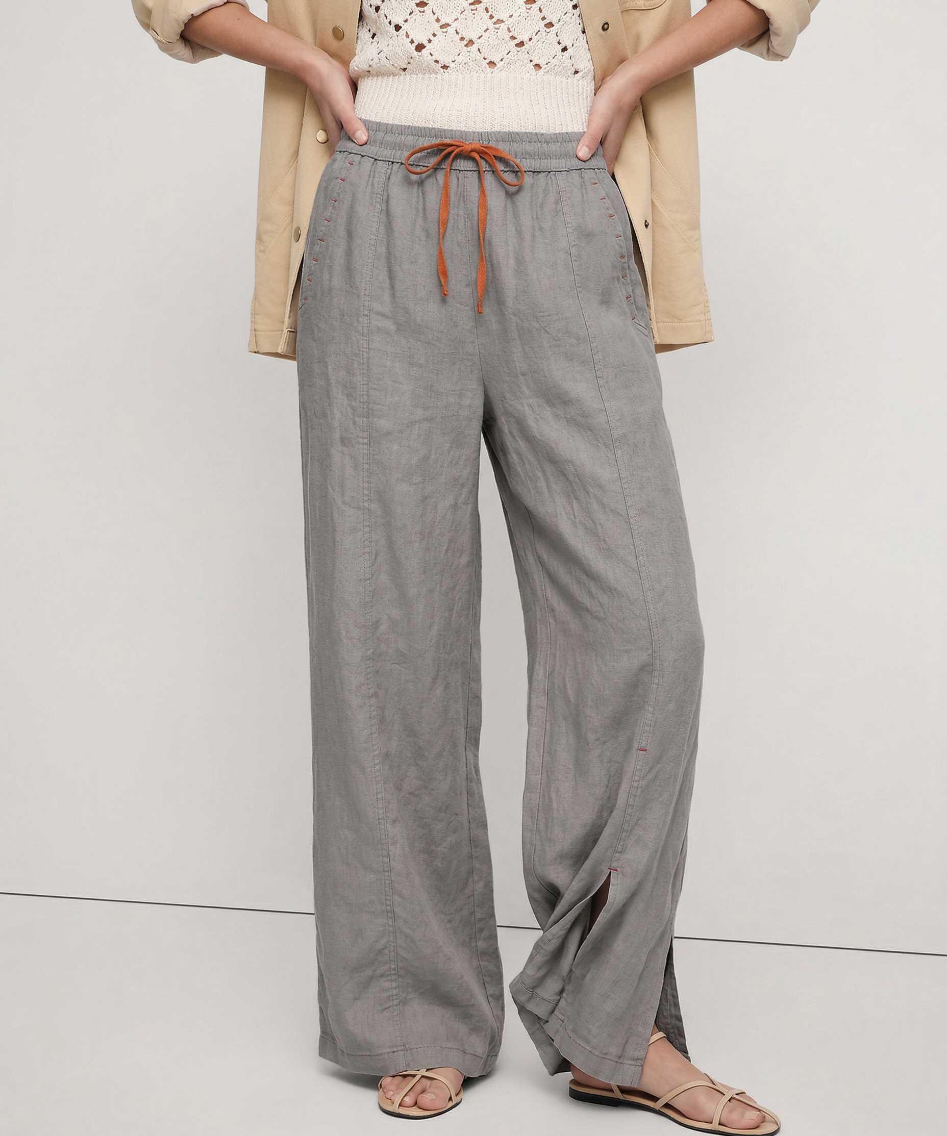 El Pantalón de Pierna Ancha con Cordón