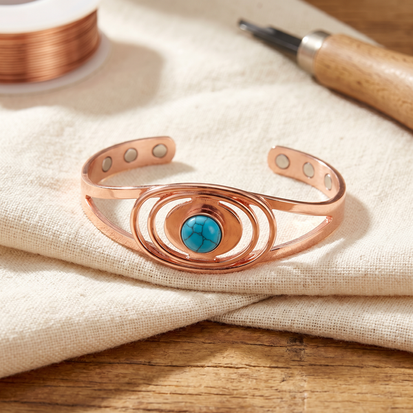 Collar de Cobre con Turquesa