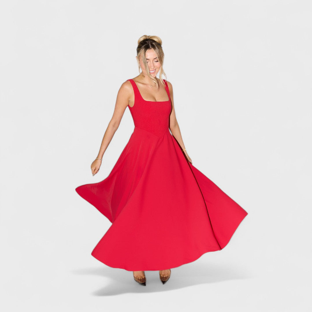 Amelia – Vestido Midi Atemporal