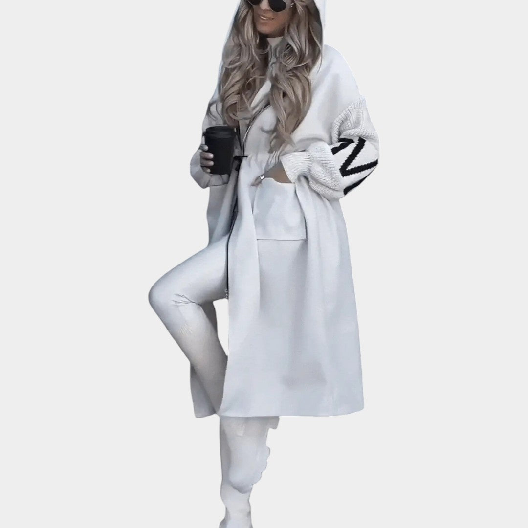 Tereza - Chaqueta de Invierno Cautivadora con Capucha